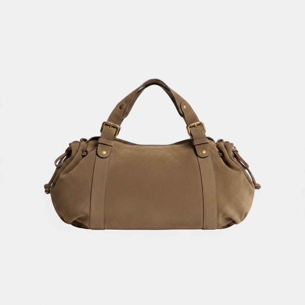 Sac à main Stockholm 26 – Daim premium – Couleur Coffee / 43x25x14cm
