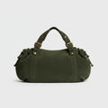 Sac à main Stockholm 26 – Daim premium – Couleur Vert Kaki / 43x25x14cm